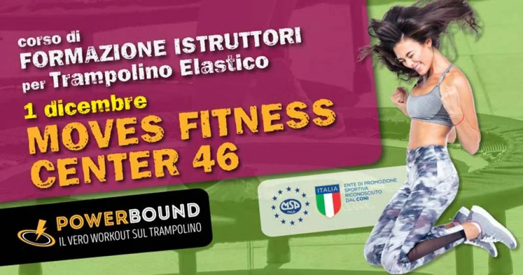 A Roma corso di formazione istruttori Trampolino elastico Powerbound - Moves Fitness Center 46
