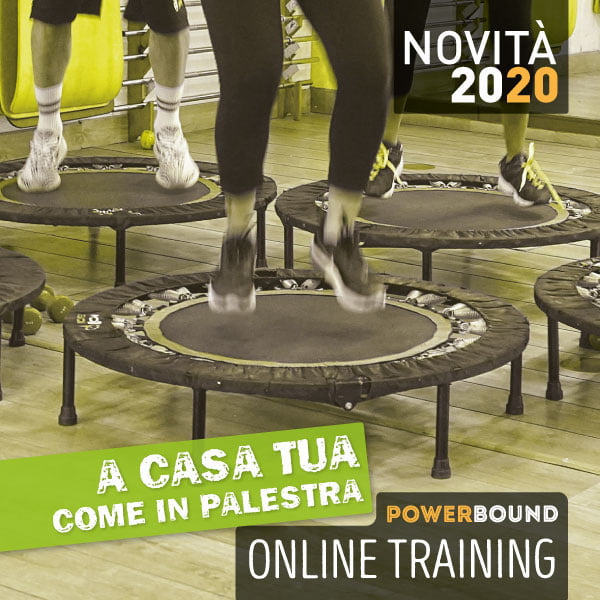 allenamento online sul trampolino power bound 2